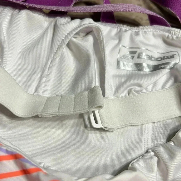 BABOLAT NWT Y2K tennis dress. Halter dress,striped, activewear,sporty,preppy - Picture 11 of 15